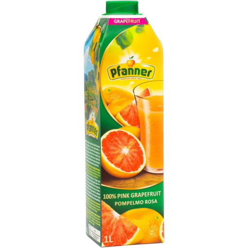 PFANNER 1L GRAPEFRUIT ROZ TP