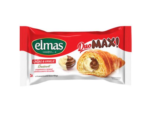 ELMAS CROISSANT MAX 80GR CACAO/VANILIE