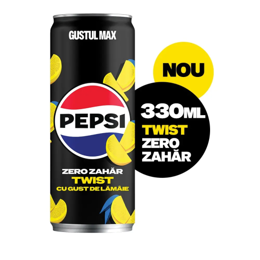 PEPSI 0.33L TWIST DOZA FARA ZAHAR