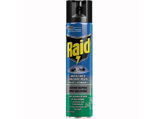 RAID SPRAY 400ML MUSTE/TANTARI EUCALIPT