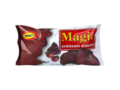PRIMO MAGIC CROISSANT 90GR GLAZURAT CREMA CACAO
