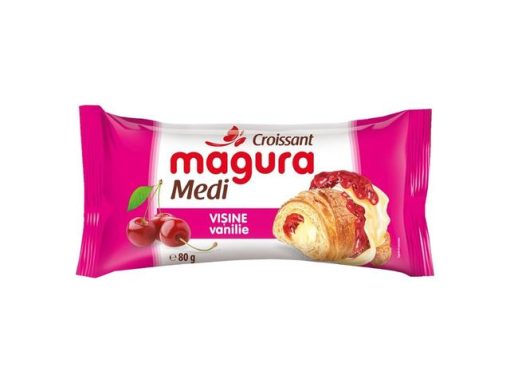 MAGURA CROISSANT 80GR VISINE/VANILIE