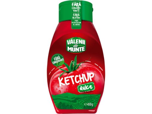 VALENII MUNTE KETCHUP 450G DULCE