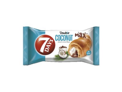 7D CROISSANT DOUBLE 80GR CACAO/COCOS