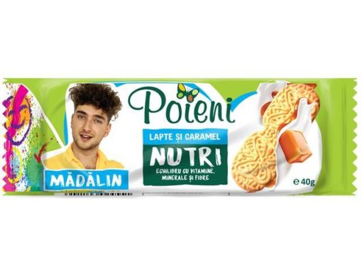 POIENI BISCUITI 40GR LAPTE/CARAMEL