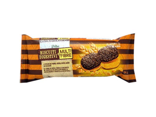 POIENI BISCUITI DIGESTIVI 54GR MULTIFIBRE/CIOCO NEAGRA