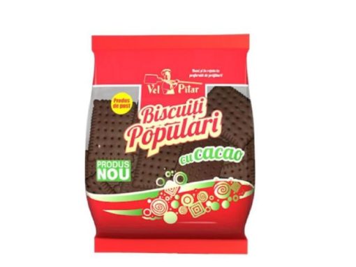 VEL P BISCUITI POPULARI 450GR CACAO