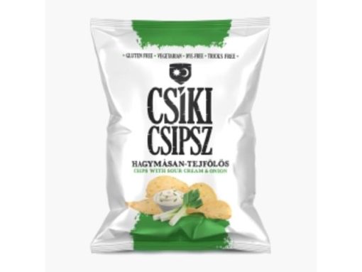 CSIKI CHIPS 140G HAGYMASAN/SMANTANA CEAPA