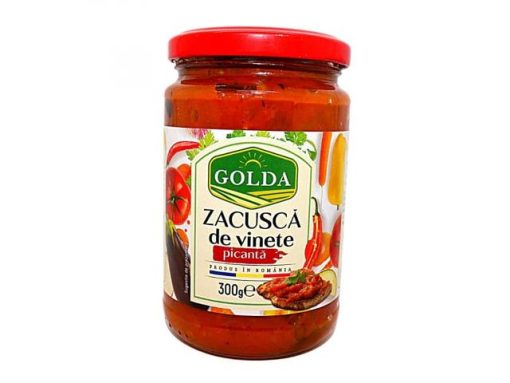 GOLDA ZACUSCA 300GR VINETE PICANTA