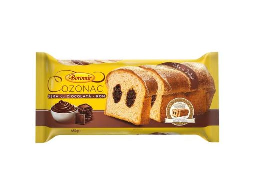 BOROMIR COZONAC 450GR CARAMEL/CIOCO ROM