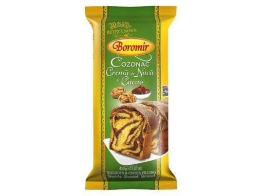 BOROMIR COZONAC 450GR NUCA/CACAO
