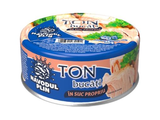 NAVODUL PLIN TON BUCATI 160GR SUC PROPRIU