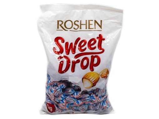 ROSHEN SWEET DROPS CARAMELE 1KG CREMA LAPTE