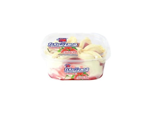 FULG DE NEA TORT 500ML VANILIE/CAPSUNI