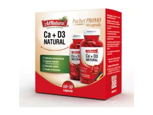 AD NATURA CA+D3 NAT PACH /60+30 CPS