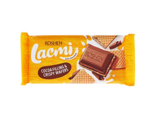 ROSHEN LACMI CIOCOLATA 90GR LAPTE/NAPOLITANA/CACAO