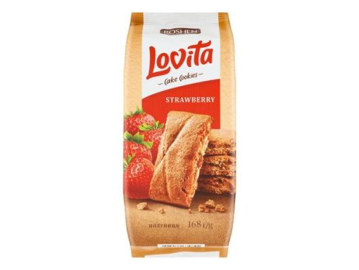 ROSHEN LOVITA BISCUITI 168GR CAPSUNI