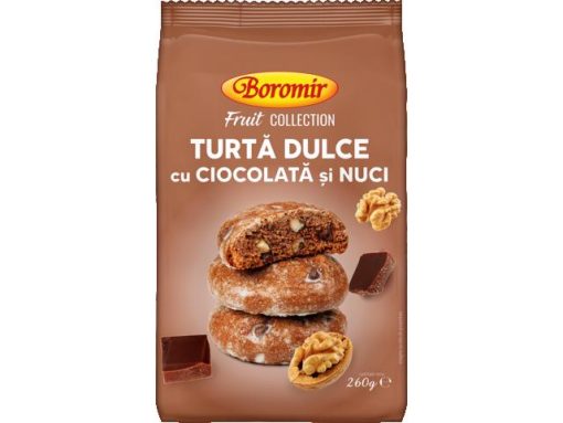 BOROMIR TURTA DULCE 260GR CIOCOLATA/NUCI