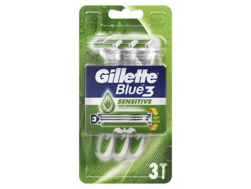 GILLETTE BLUE3 SENSITIVE 3/SET