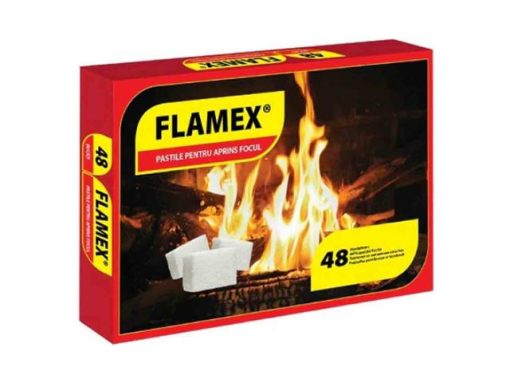 FLAMEX PASTILE APRINS FOCUL 48BUC ALBE