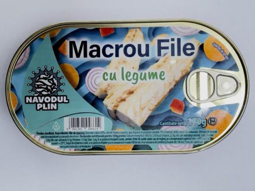 NAVODUL MACROU FILE 170GR LEGUME
