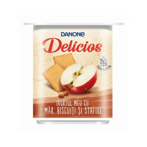 DANONE DELICIOS 125GR BISCUITI/MAR/STAFIDE