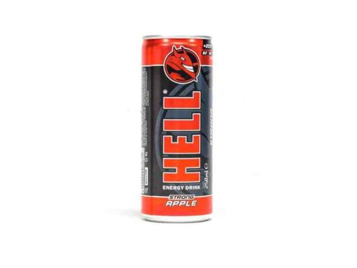 HELL ENERGY DRINK 250ML STRONG APPLE