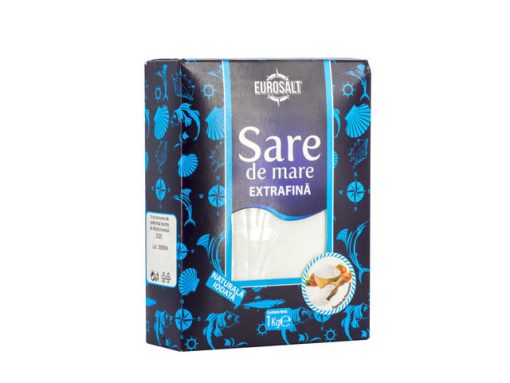 EUROSALT SARE DE MARE IODATA CUTIE 1KG EXTRAFINA