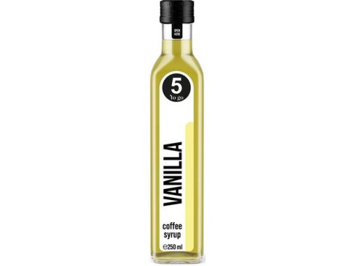5 TO GO SIROP CAFEA 0.25L VANILIE