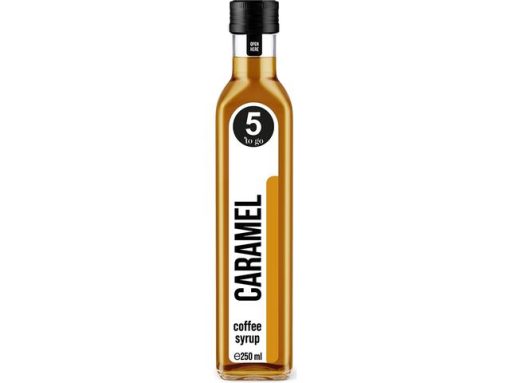 5 TO GO SIROP CAFEA 0.25L CARAMEL
