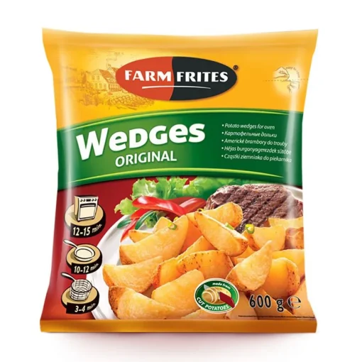 FARM FRITES CARTOFI WEDGES 600GR