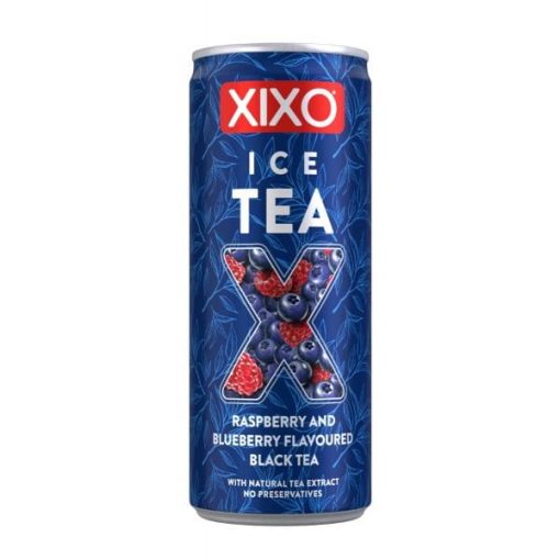 XIXO BLACK ICE TEA 250ML ZMEURA/AFINE