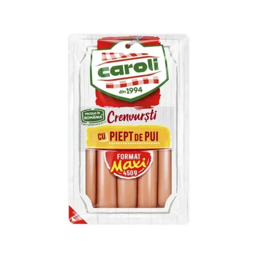 CAROLI CRENVURSTI 450GR PIEPT PUI