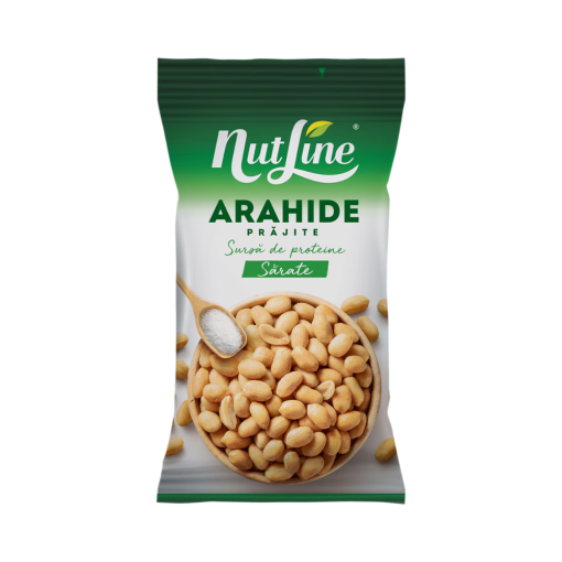 NUTLINE ARAHIDE 300GR PRAJITE FARA SARE
