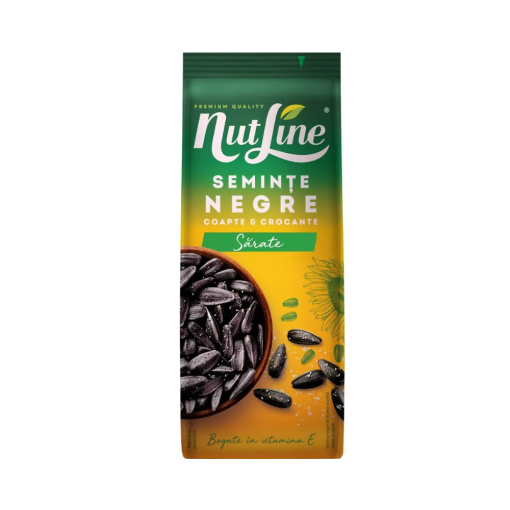 NUTLINE SEMINTE FL SOARELUI NEGRE 200GR SARE