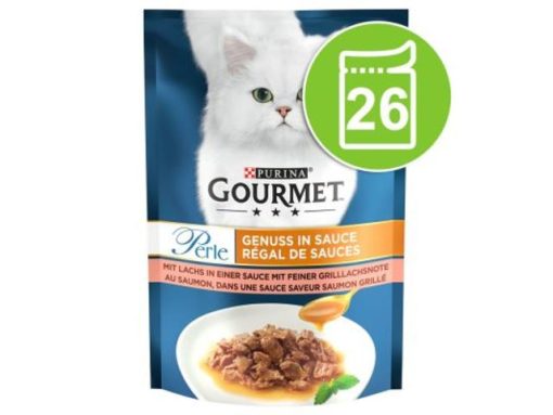 GOURMET CAT PERLE CHICKEN POUCH 85GR