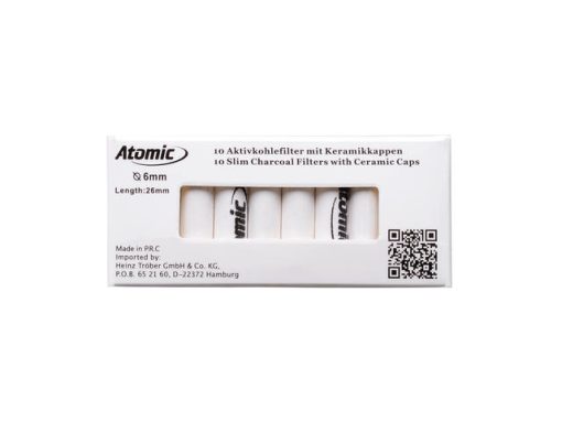 ATOMIC FILTRE TIGARETE CARBUNE ACTIV 6X20MM
