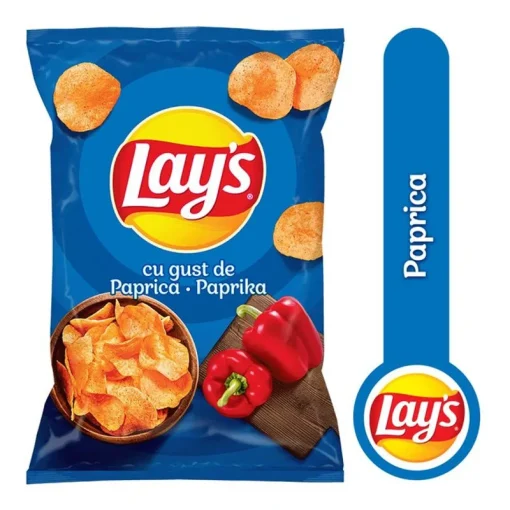 LAYS CHIPS 125GR PAPRIKA