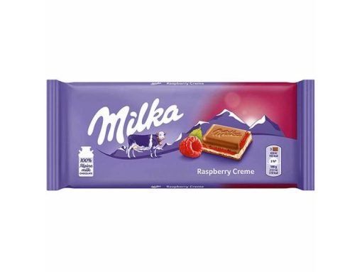 MILKA CIOCOLATA 100GR ZMEURA