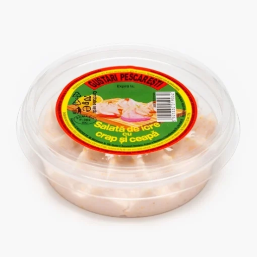 GUSTURI PESCARESTI SALATA CU ICRE CRAP SI CEAPA 70G