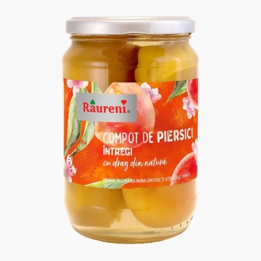 RAURENI COMPOT PIERSICI 720GR INTREGI