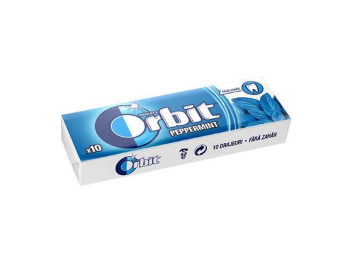 ORBIT PASTILE 14G PEPPERMINT