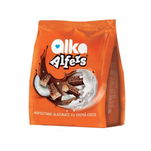 ALKA ALFERS NAPOLITANE 180GR COCOS/GLAZURA CIOCO