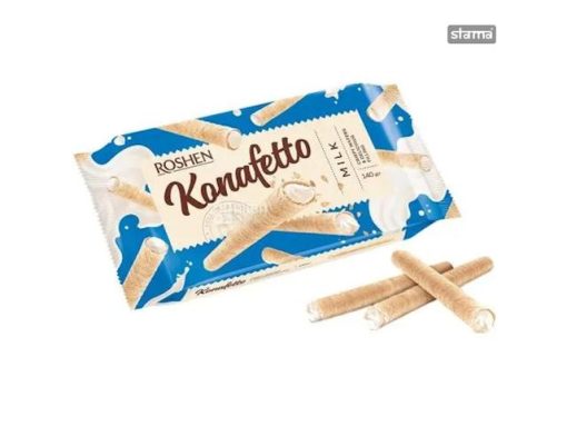 ROSHEN KONAFETTO WAFER ROLLS 140GR LAPTE