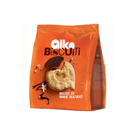 ALKA BISCUITI 180GR VANILIE GLAZURATI