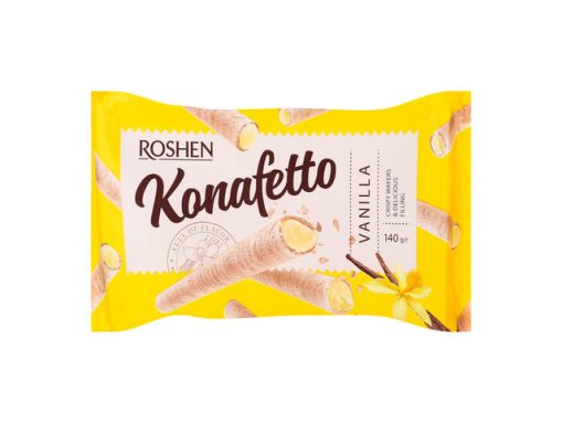 ROSHEN KONAFETTO WAFER ROLLS 140GR VANILIE