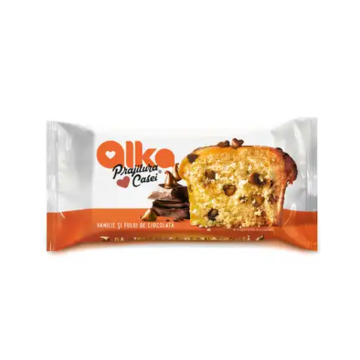 ALKA PRAJITURA CASEI 60GR MINI VANILIE FULGI CIOCOLATA