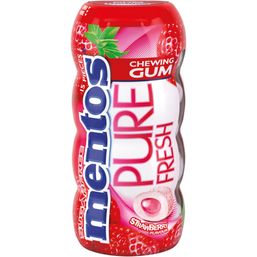MENTOS GUMA MESTECAT 30GR STRAWBERRY