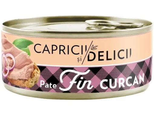 CAPRICII DELICII PATE FIN FICAT 120GR CURCAN 20%
