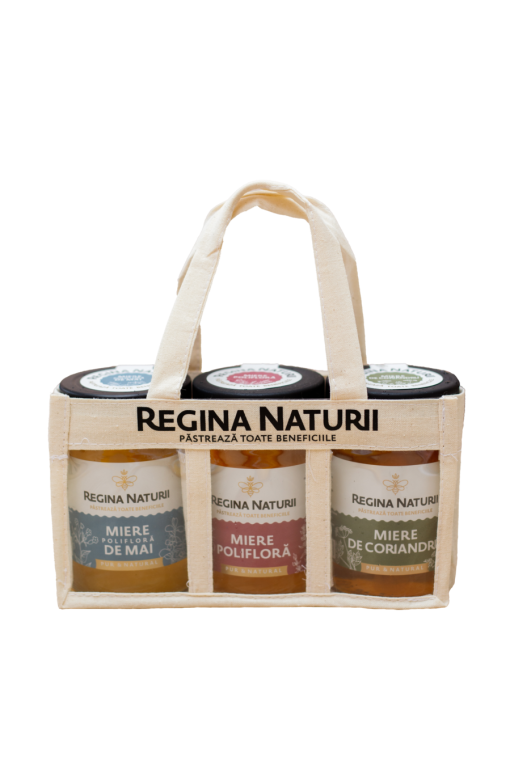 REGINA NATURII MIERE 3X380GR GENTUTA ASORTATA